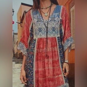 MissLook boho floral dress size 3x fits more like 1x (18/20)